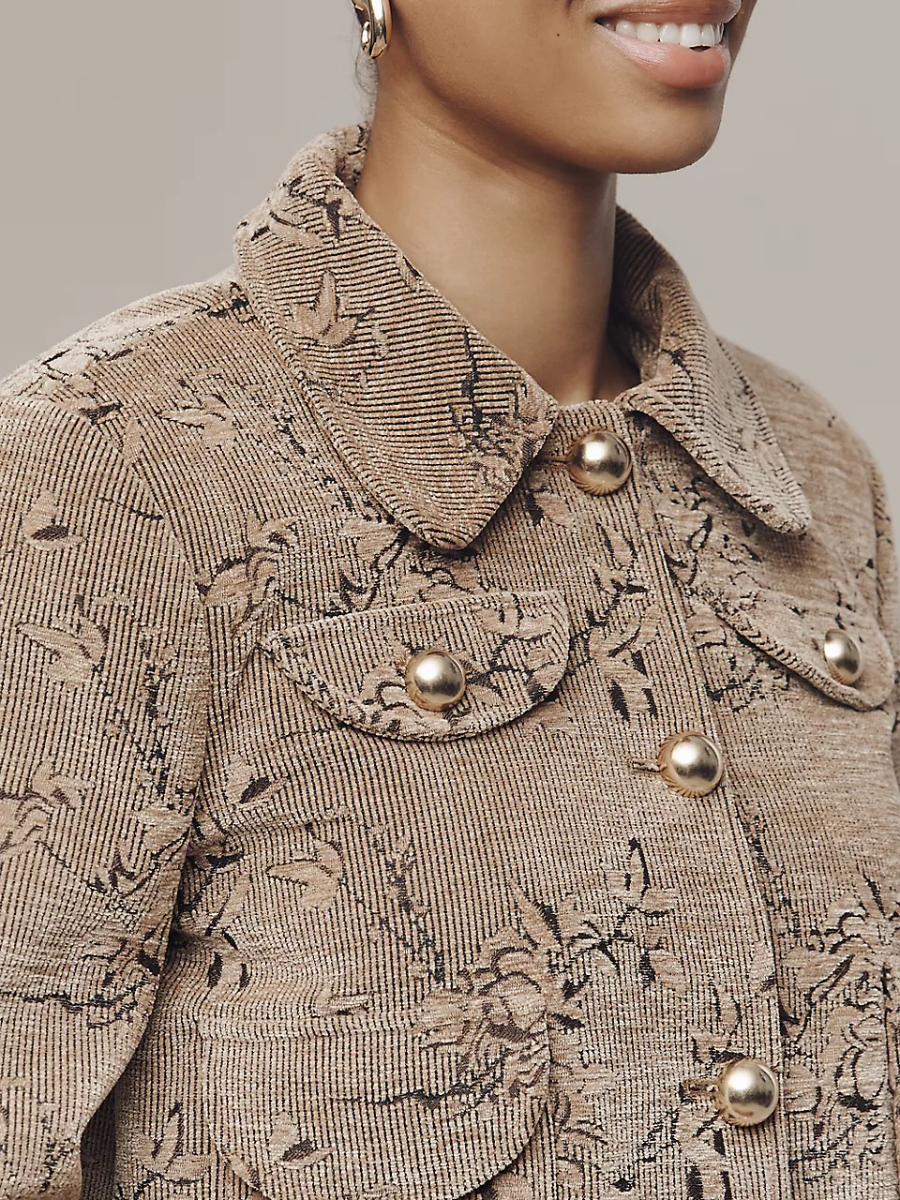 Crop Corduroy Jacket