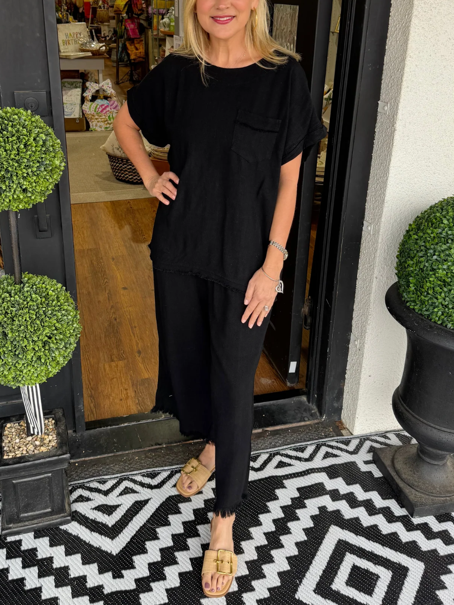 Loose Breathable Linen Set