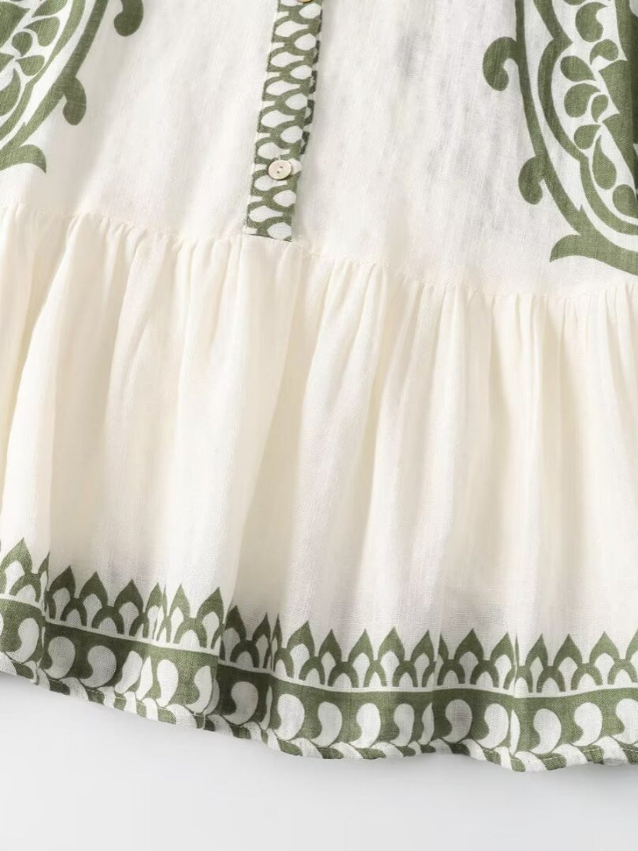 Floral Adorable Short Dress