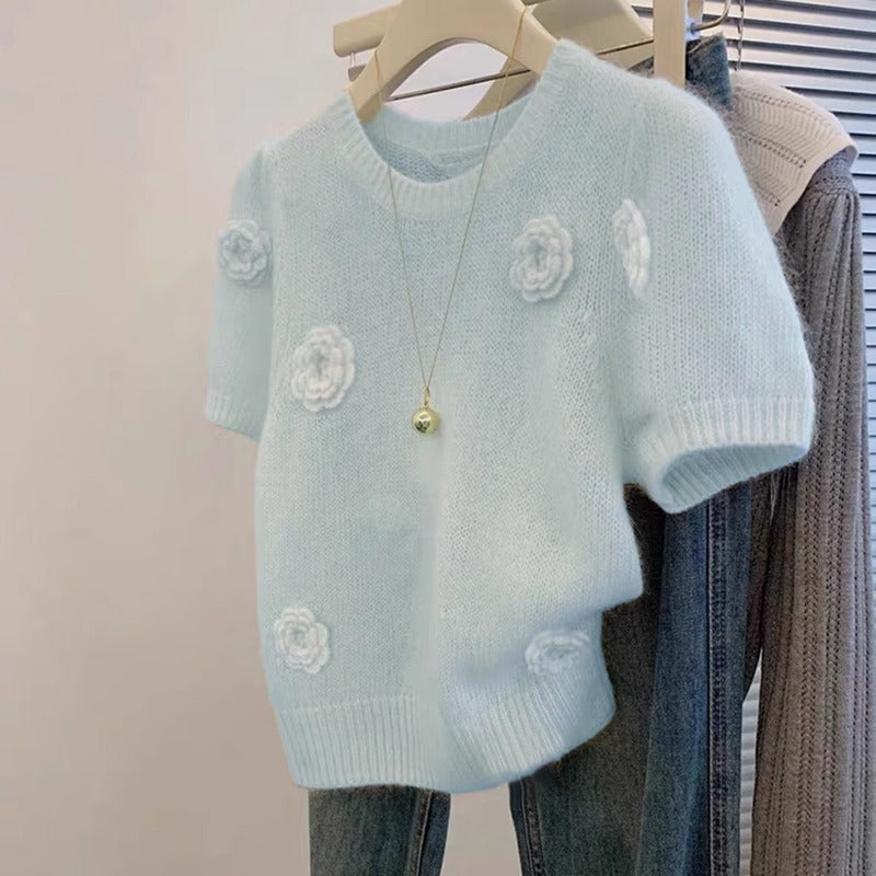 Adorable Flower Sweater