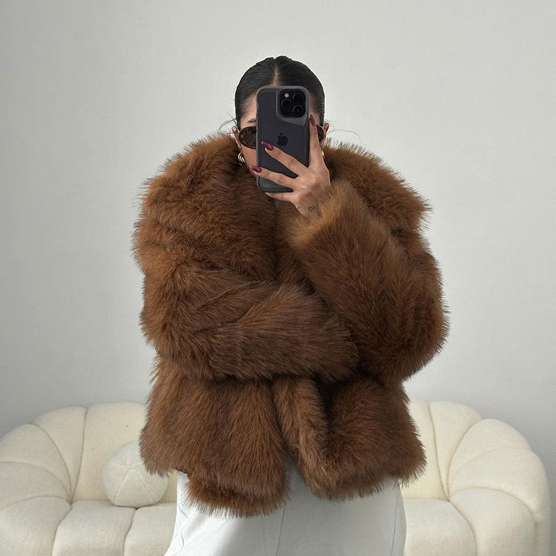 Chic Laps Faux Fur Coat
