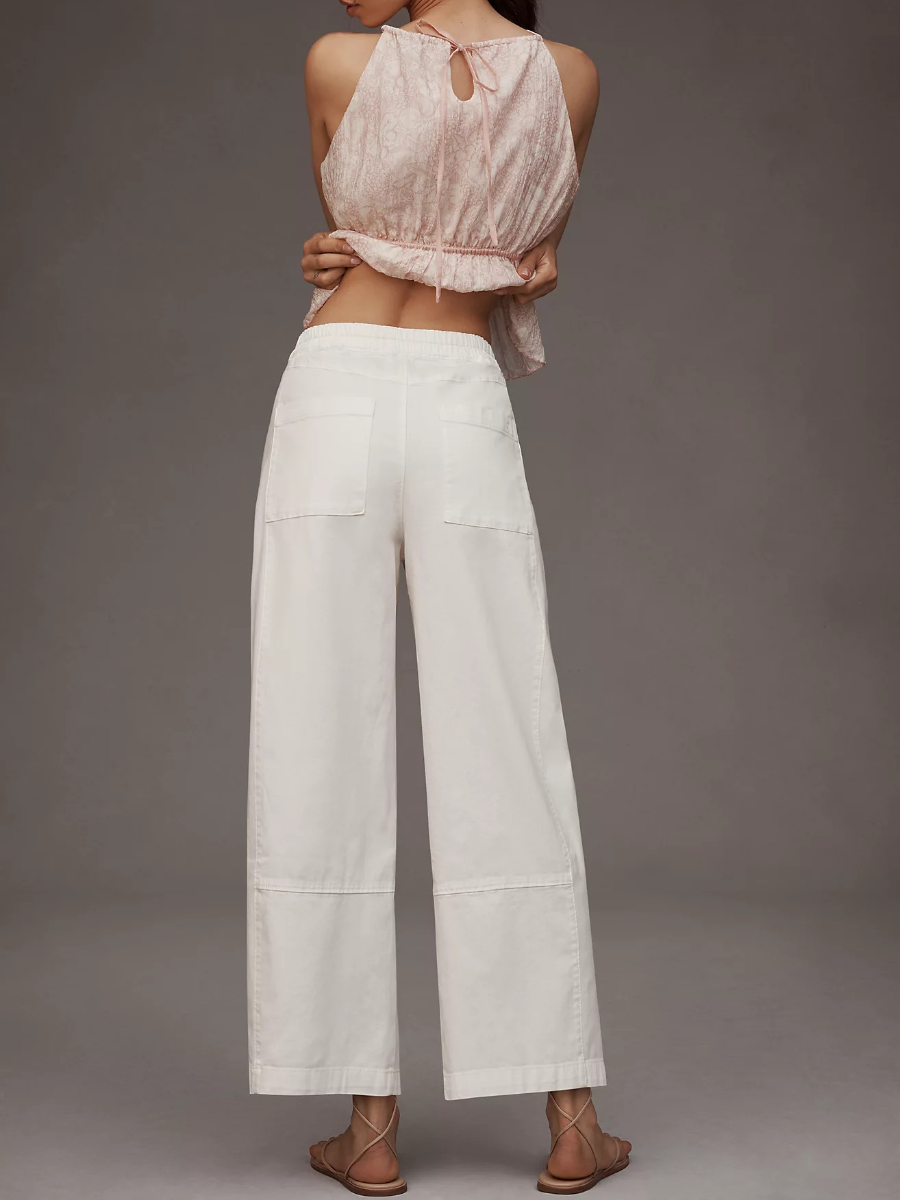 The Izzie Relaxed Pull-On Barrel Pants