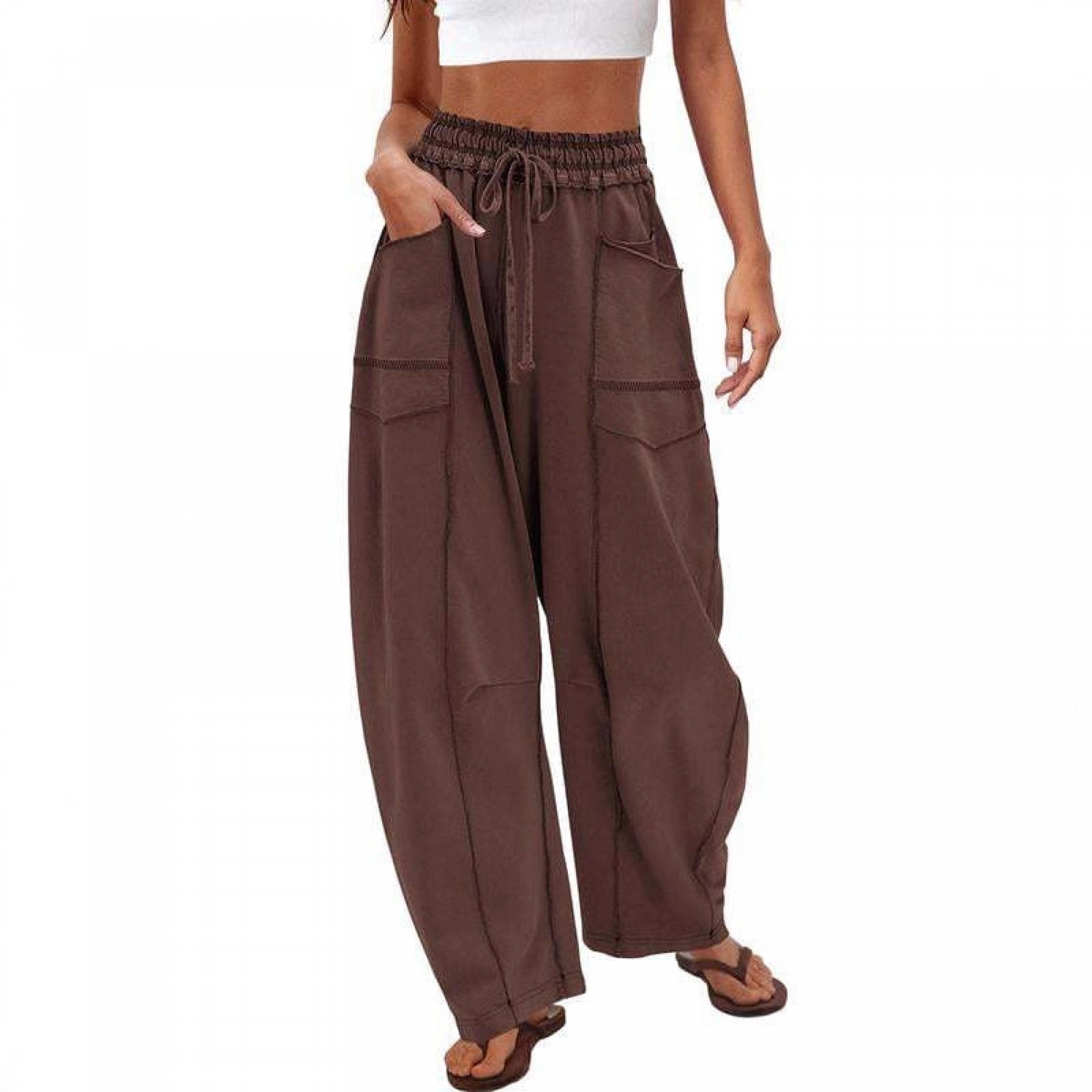 Lounge Drawstring Sweatpants with Pockets