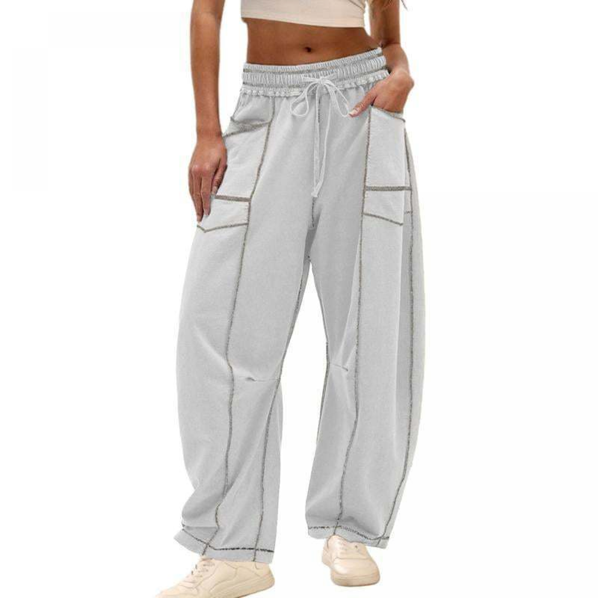 Lounge Drawstring Sweatpants with Pockets