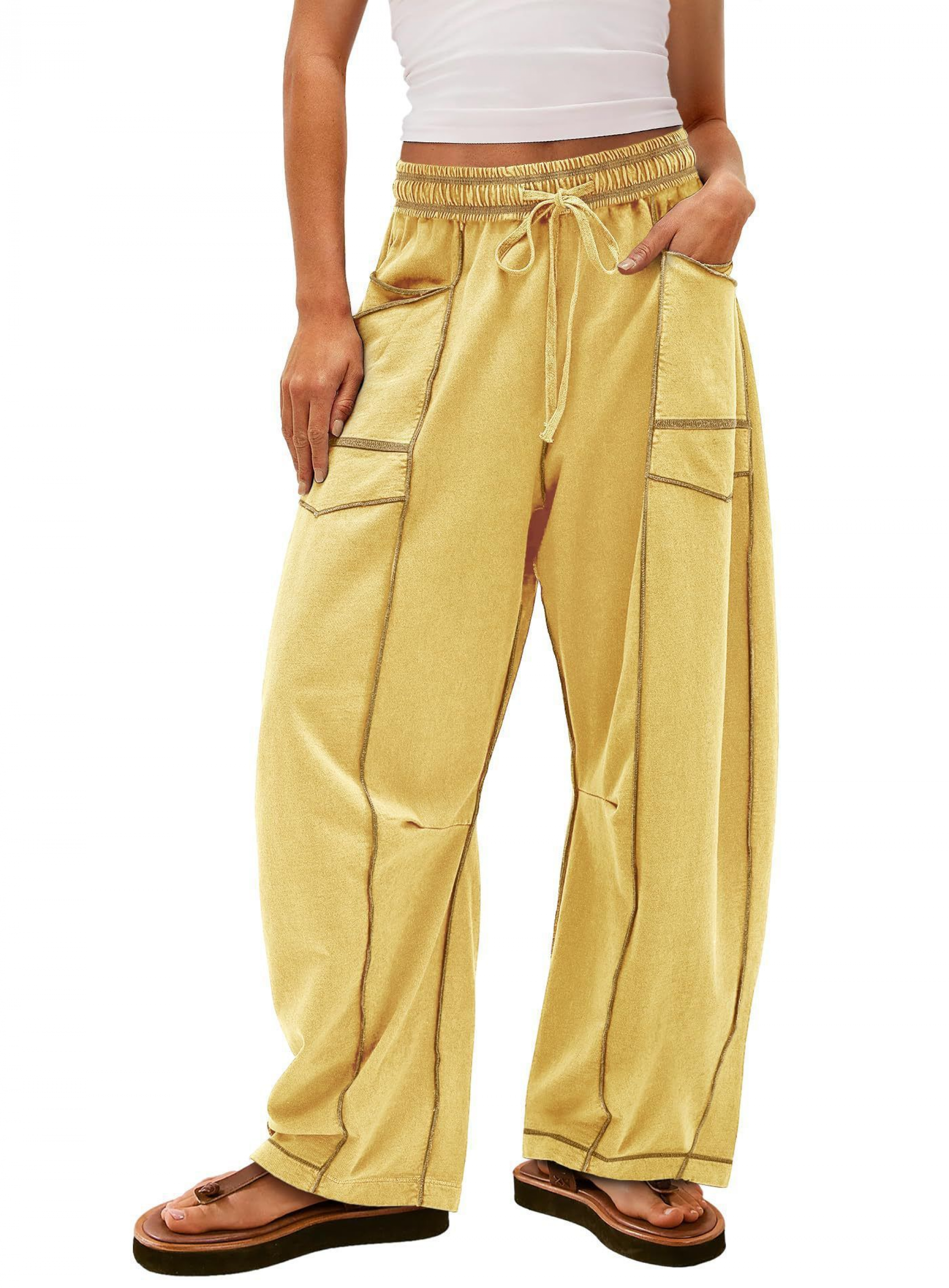 Lounge Drawstring Sweatpants with Pockets