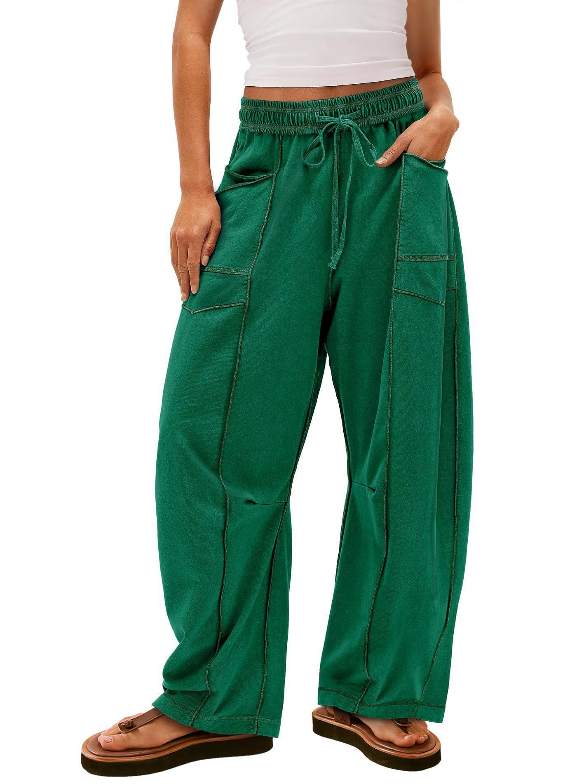 Lounge Drawstring Sweatpants with Pockets
