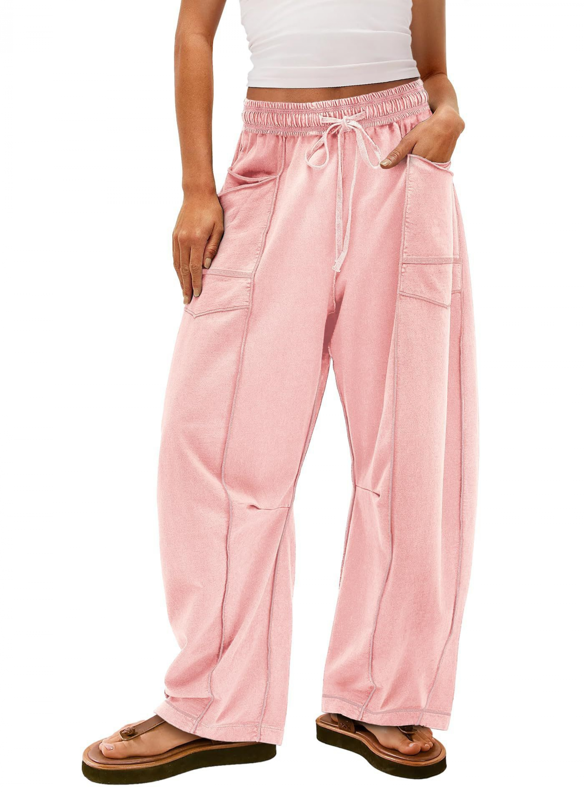 Lounge Drawstring Sweatpants with Pockets