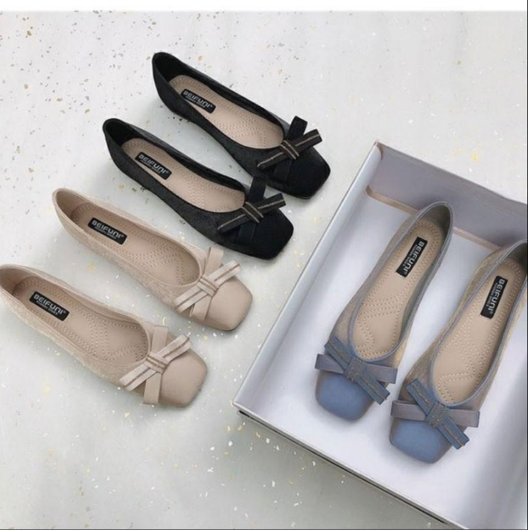 Women's New Flat Bow Shoes