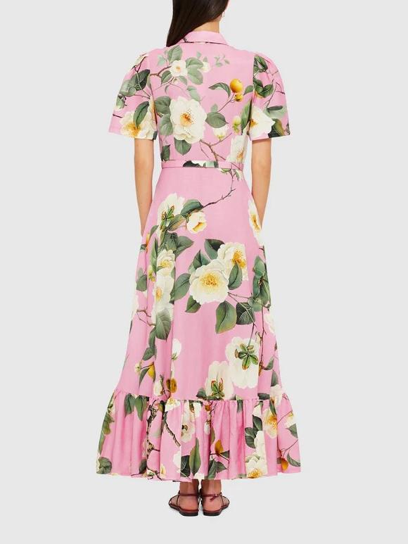 Short Sleeve Midi Dress