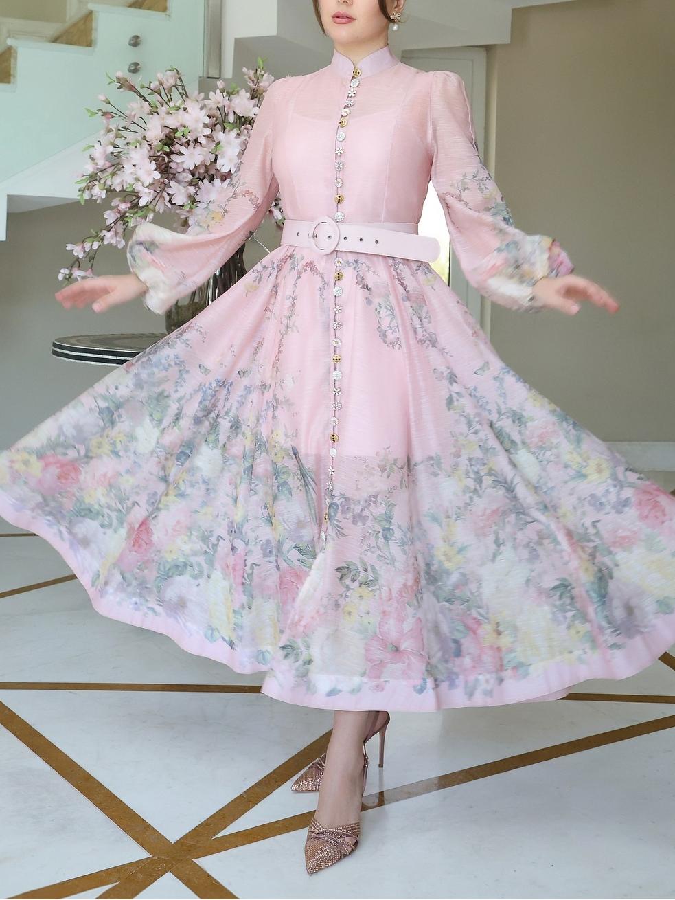 Floral Print Midi Dress