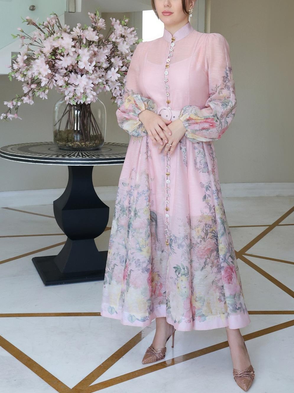 Floral Print Midi Dress