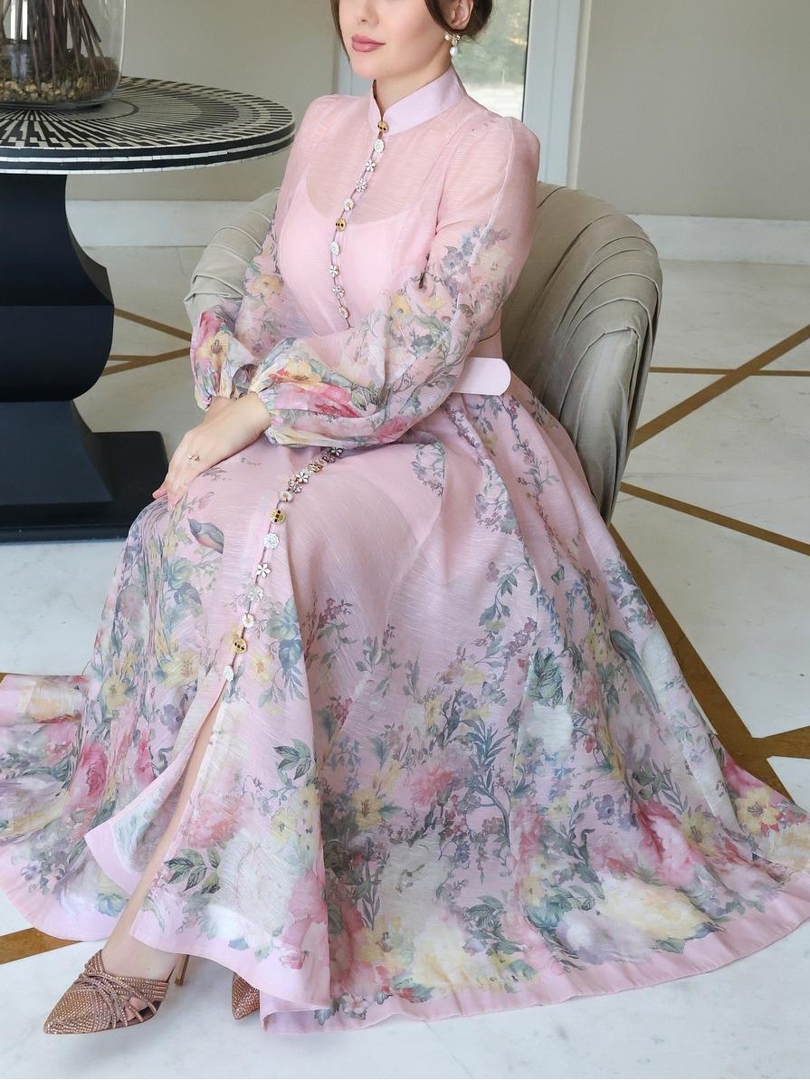 Floral Print Midi Dress