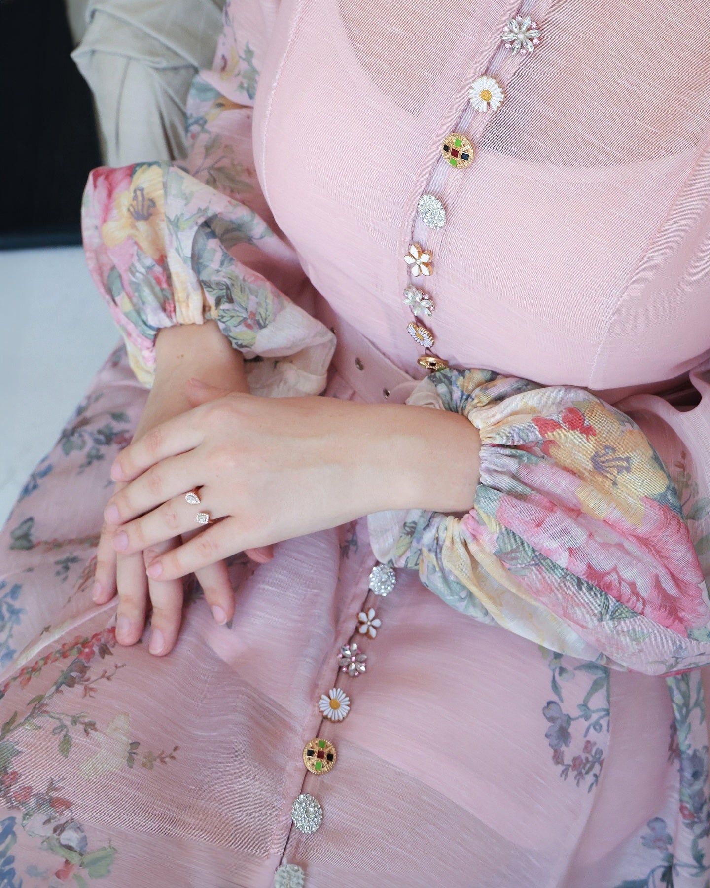 Floral Print Midi Dress