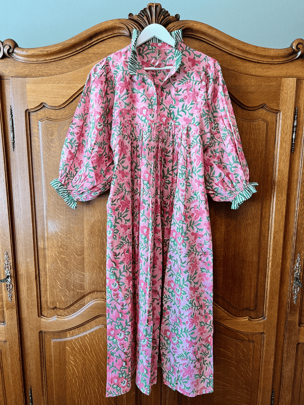 Ladies Green Flower Flower Sunshine Skirt