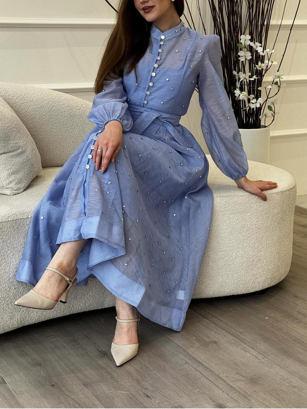 Elegant Soft Midi Dress