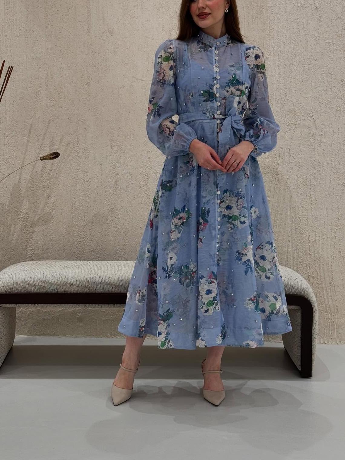 Elegant Soft Midi Dress