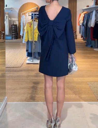 Women's New Back Bow Dress