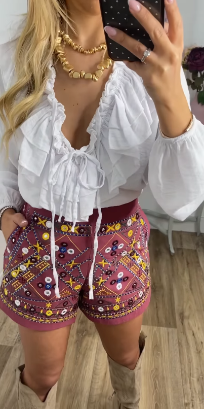 Women's New Summer Shorts Suit