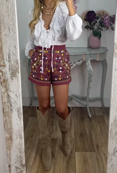 Women's New Summer Shorts Suit