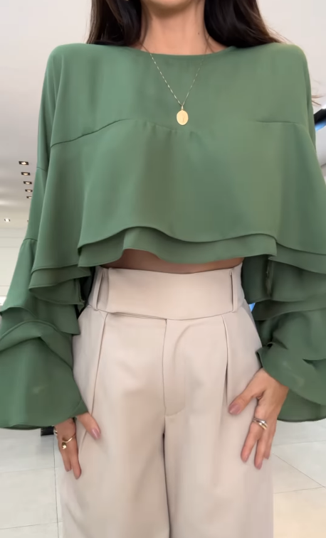 Women's Shirt And West Asia Pant Set