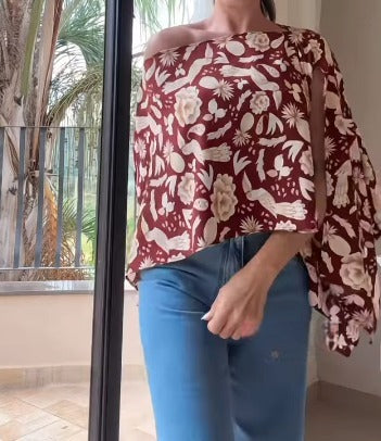 Ladies New Multi-color Split Gun