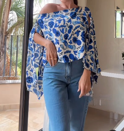 Ladies New Multi-color Split Gun