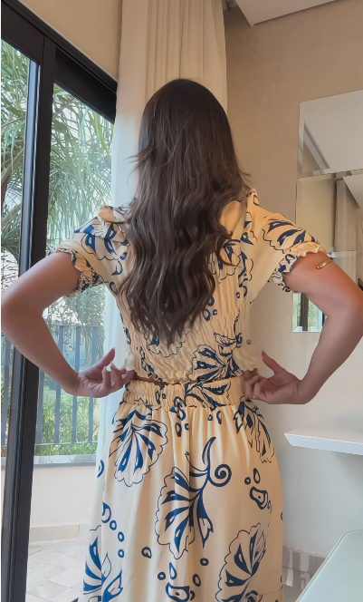 Women's New Printed Two-piece Set