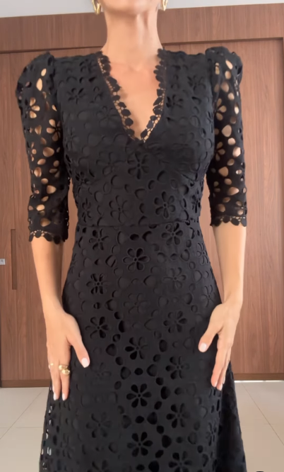 Women's Hollow Lace Dress