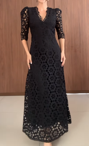 Women's Hollow Lace Dress