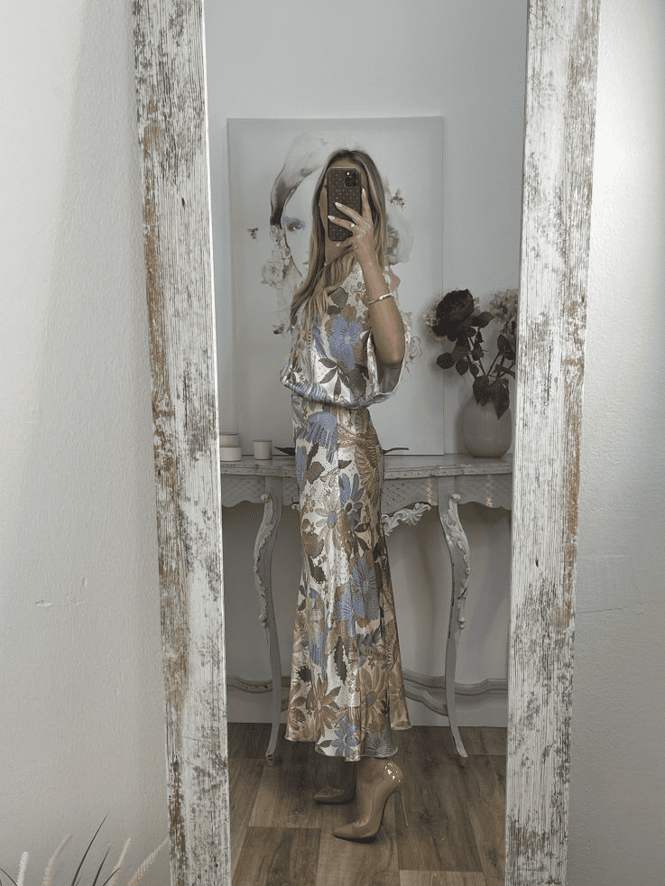 Summer New Printed Skirt Suit