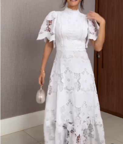 Women's Cut-out Slim Fit Dress