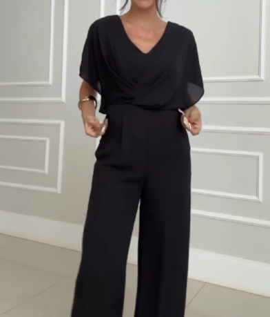 Women's Gauze Silk Jumpsuit