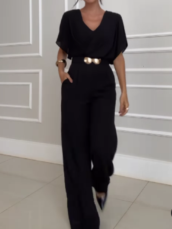 Women's Gauze Silk Jumpsuit