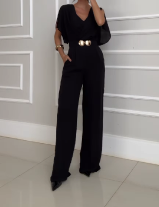 Women's Gauze Silk Jumpsuit