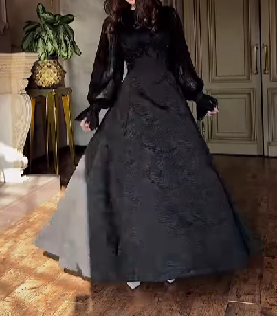 Black Swan Lace Dress