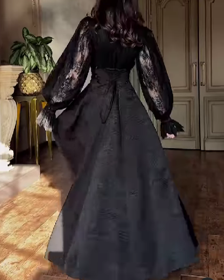 Black Swan Lace Dress