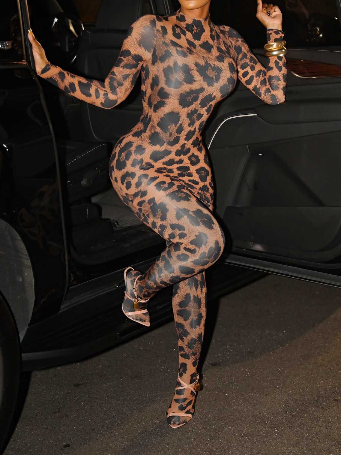 Naked Animal Print Mini Dress+Naked Print Legging