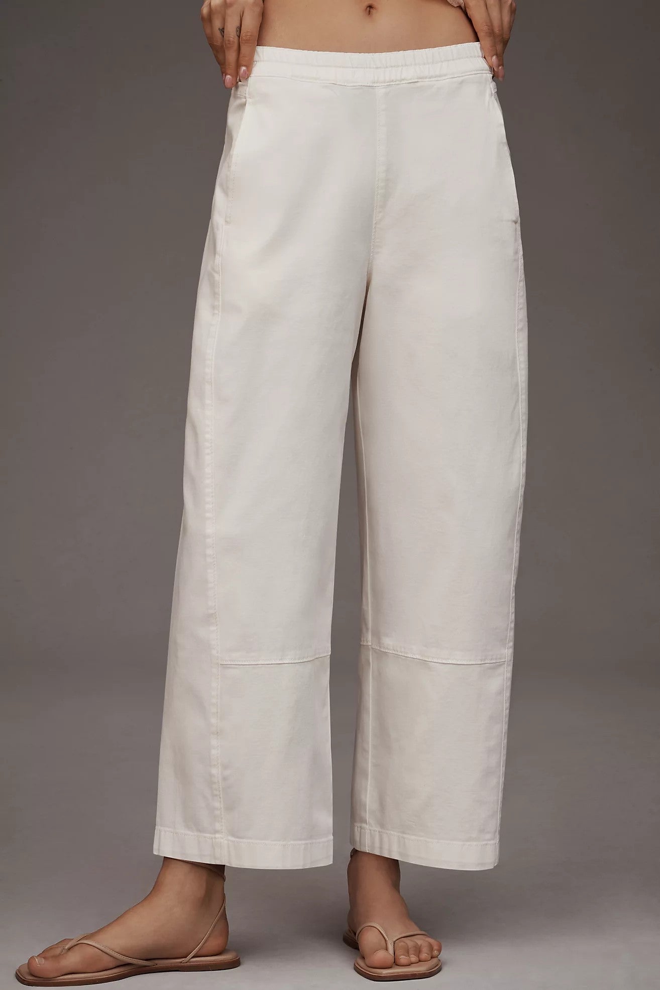 The Izzie Relaxed Pull-On Barrel Pants