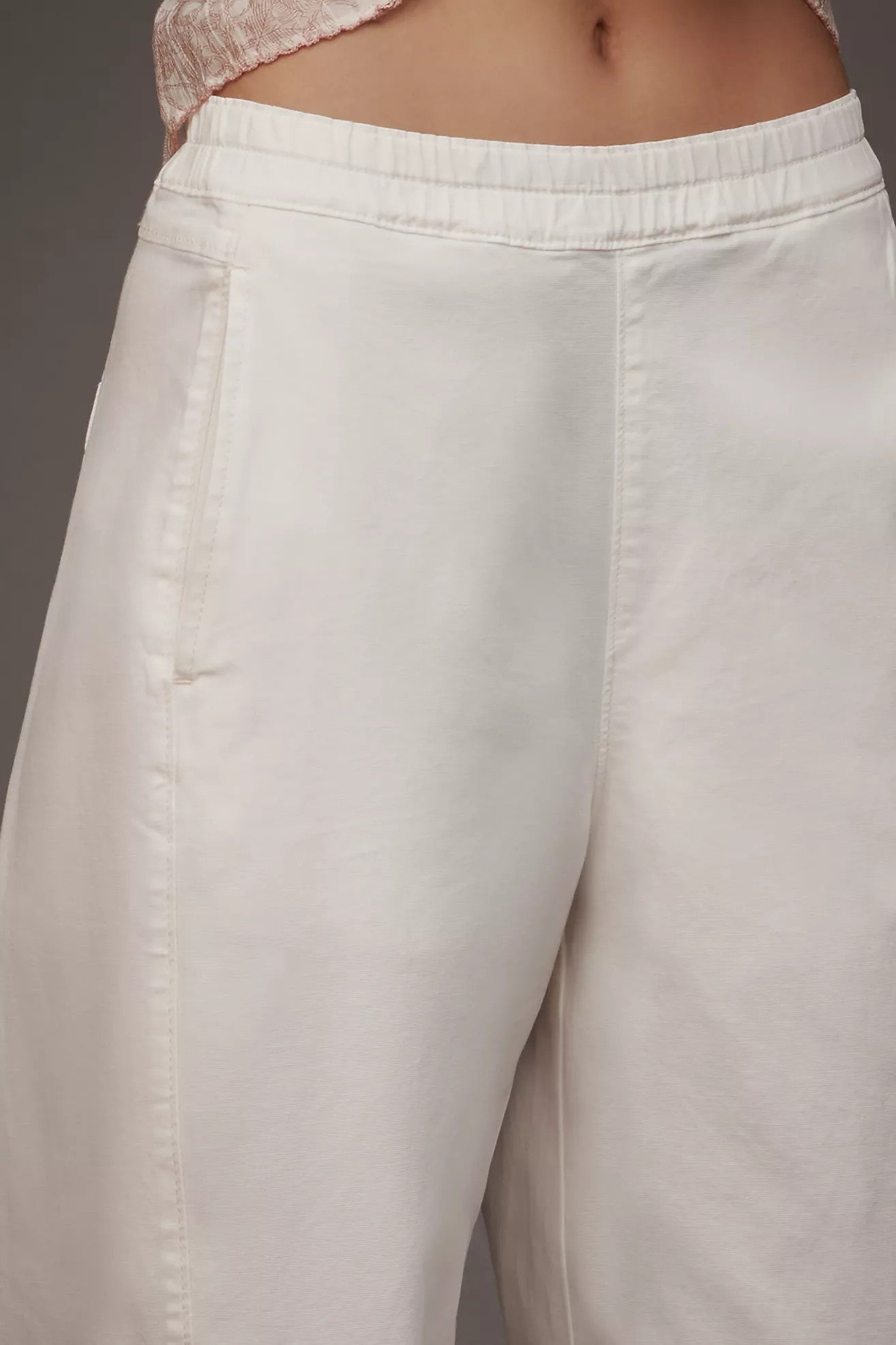 The Izzie Relaxed Pull-On Barrel Pants