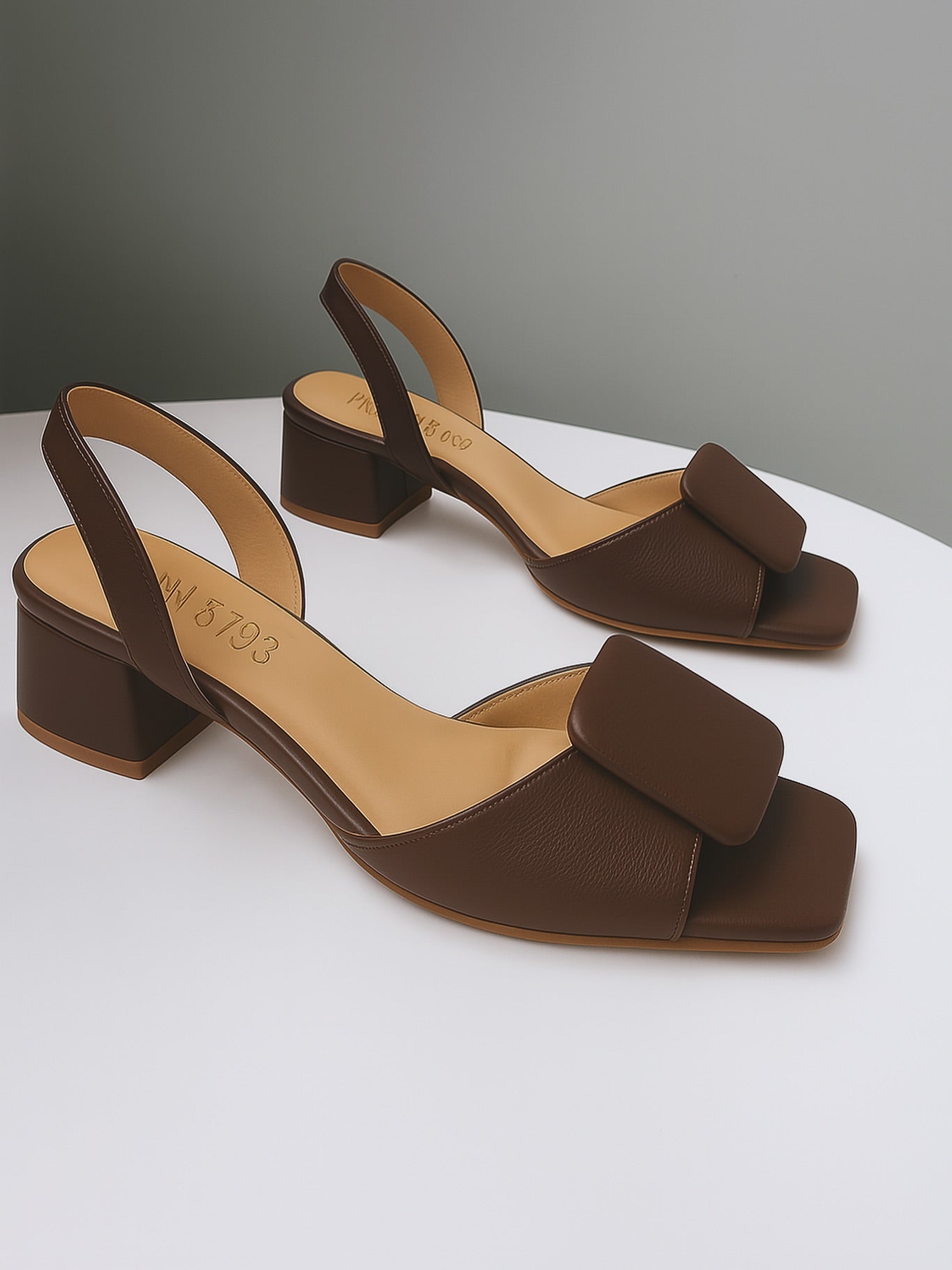 Elegant Short Heel Sandals