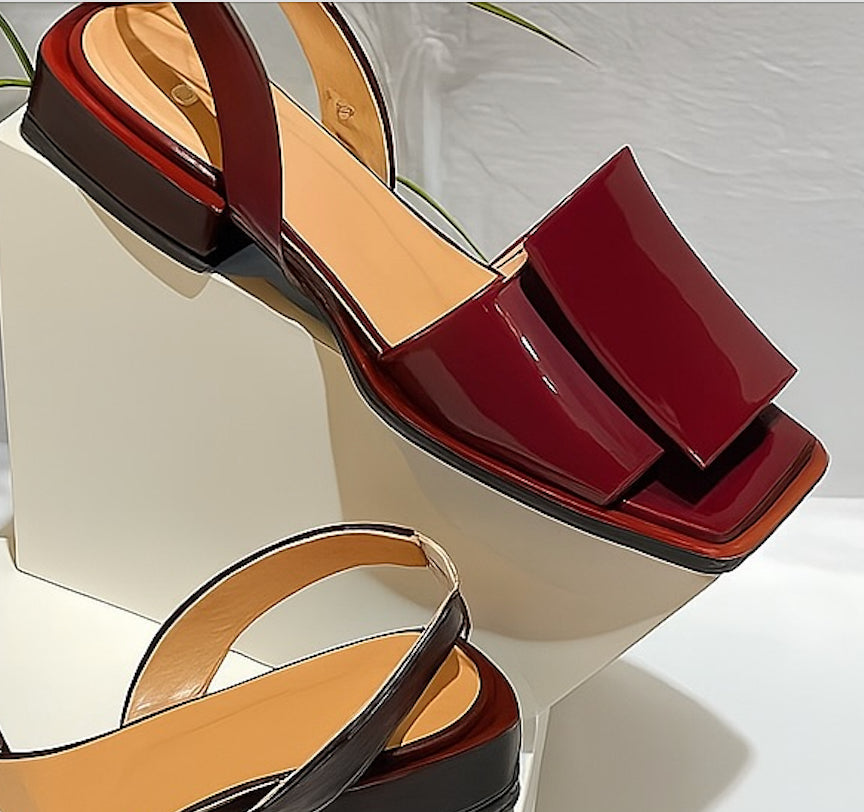 Elegant Short Heel Sandals