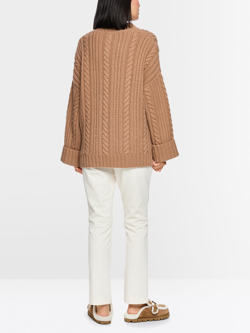 Knitted In Germany Cable-knit Jumper