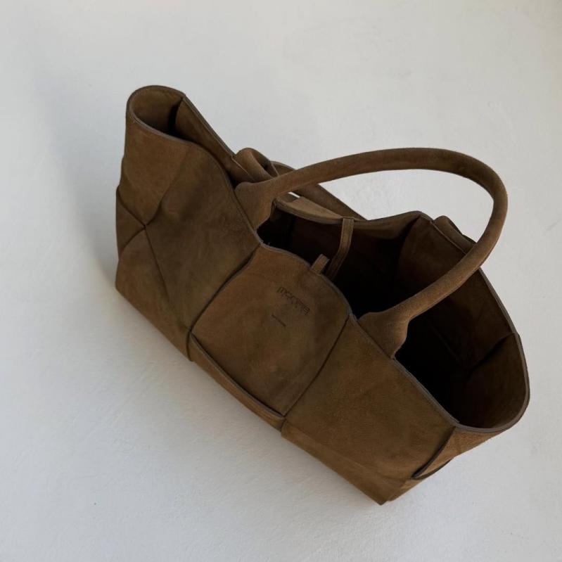 Large Suede Frosted Leather Tote Bag Shoulder Bag