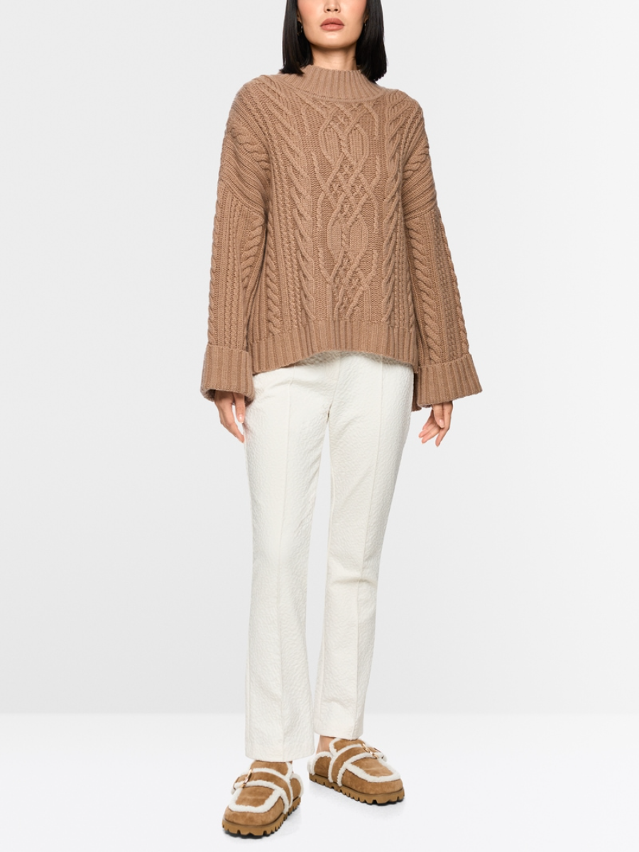 Knitted In Germany Cable-knit Jumper