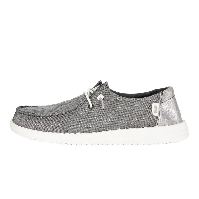 Metallic Sparkle - Womens Comfortable Slip On Shoes