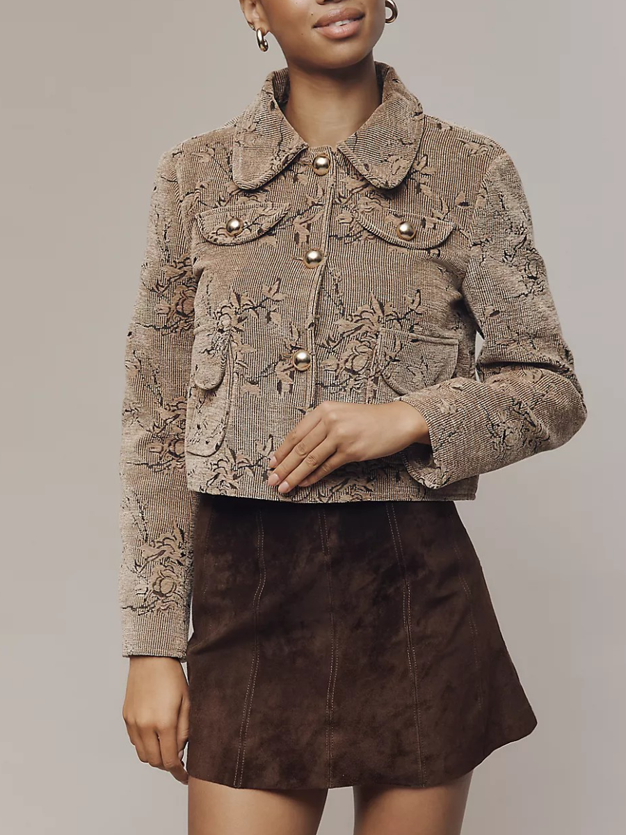 Crop Corduroy Jacket