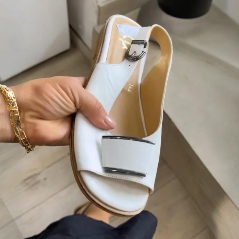 Women's Leather Comfort Sandals