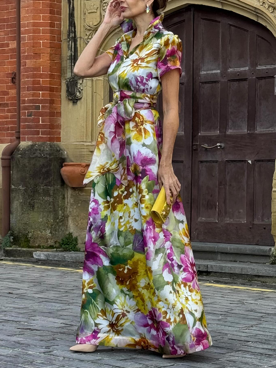Flourishing Blossom Maxi Dress