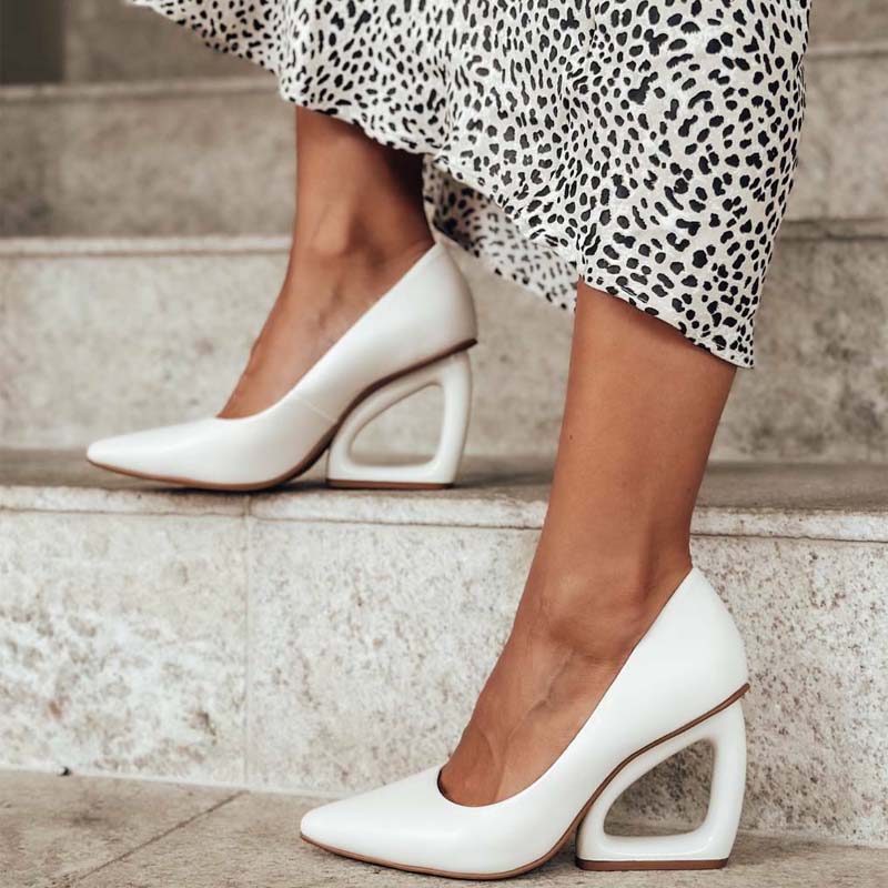 Fashion Shaped Heel Pumps