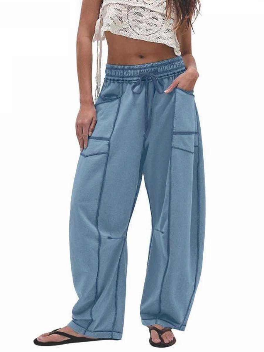 Lounge Drawstring Sweatpants with Pockets